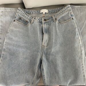 Meshki Light Blue Straight Leg Jeans